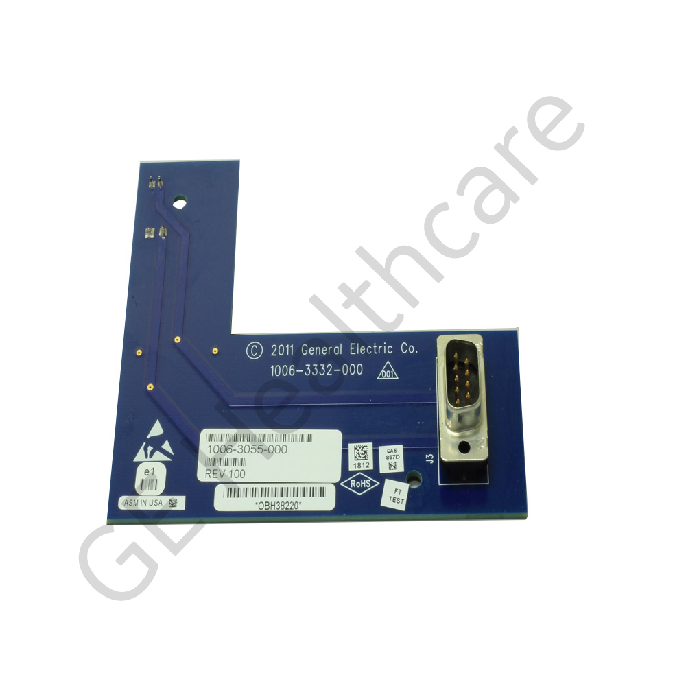 Printed Circuit Assembly (PCA) Pneumatic Connector Board Printed Circuit Assembly (PCA) Pneumatic Connector Board