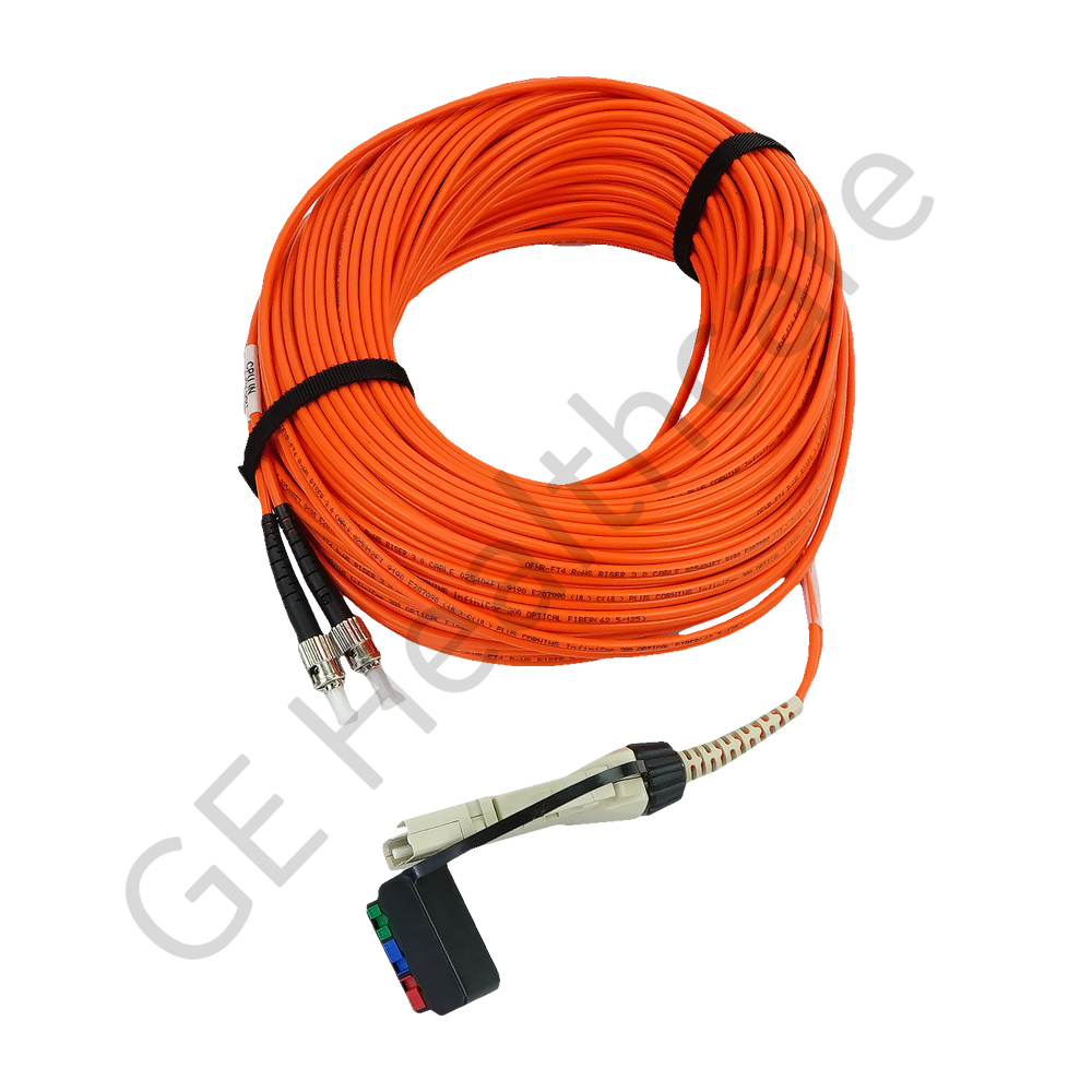 Cable Fiber Optic Straight Tip to (FDDI) Duplex 100ft