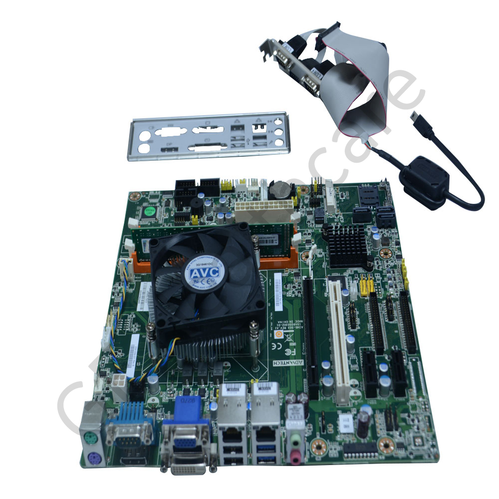 Assembly Motherboard Micro ATX with CPU 4GB SDRAM 10XRS232