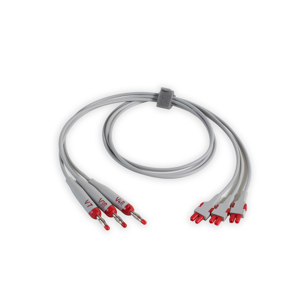 Lead wire Set, Add-on, Banana, AHA-PED Lead wire Set, Add-on, Banana, AHA-PED