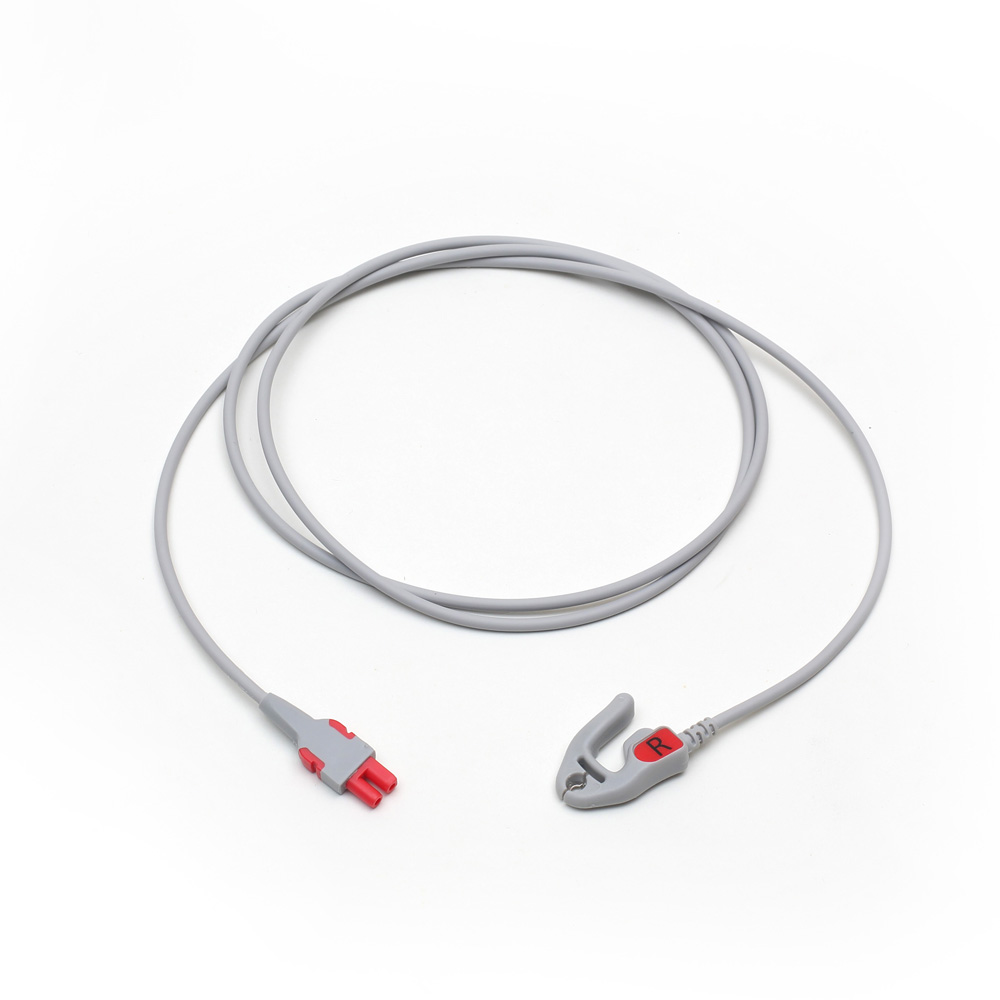 Replacement ECG Leadwire, grabber, RED R,  IEC, 130 cm/ 51 in, 1/pack