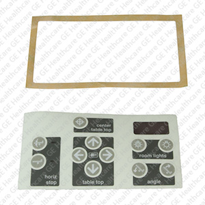 Table Side Control Mylar Cover Table Side Control Mylar Cover
