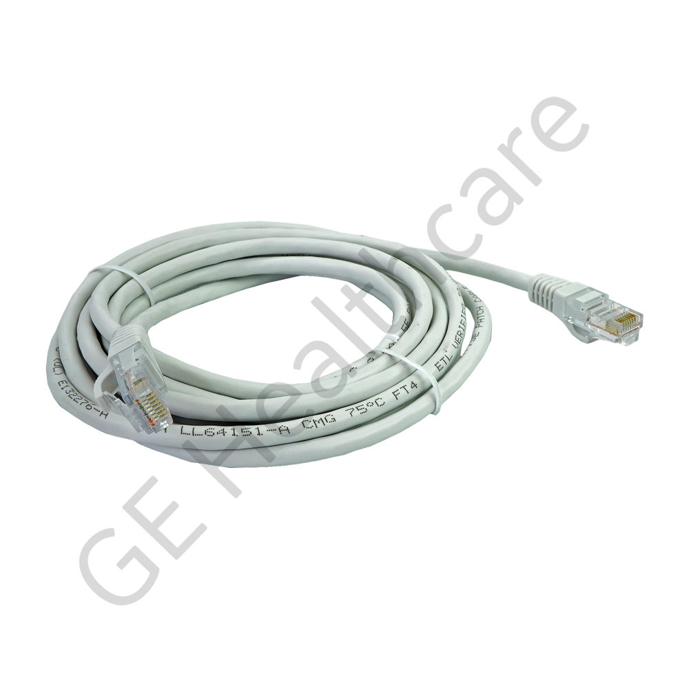 Cable Assembly RJ45 White 10ft