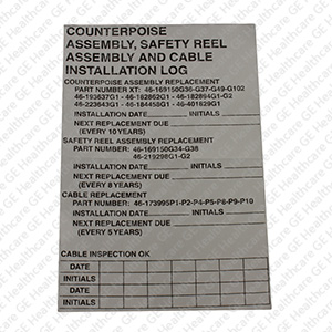 Counterpoise Safety Reel Cable Log