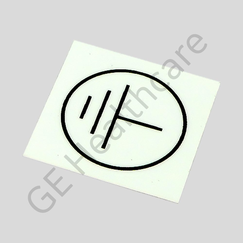 LABEL, PROTECTIVE EARTH GROUND IEC STANDARD GRAPHIC SYMBOL