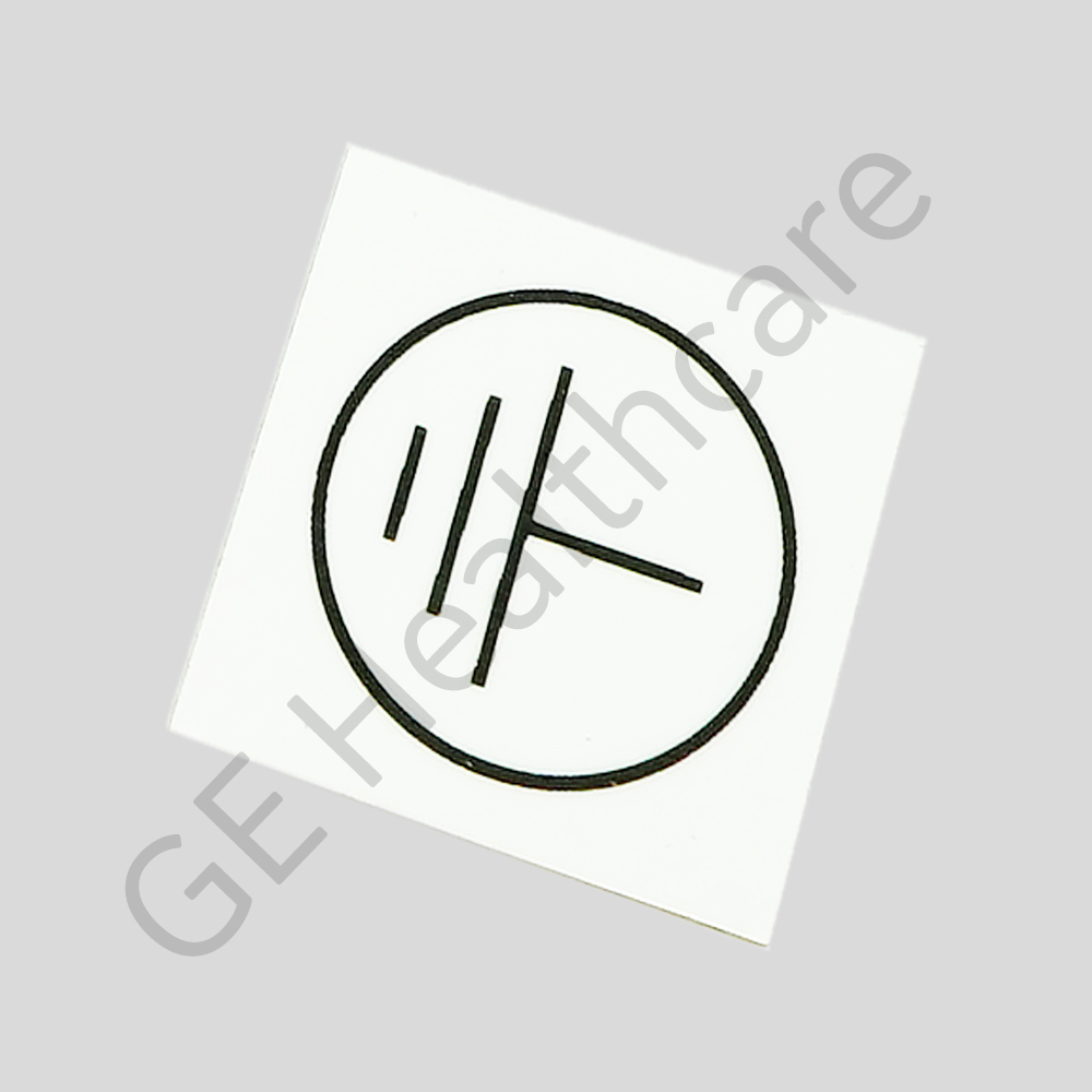 LABEL, PROTECTIVE EARTH GROUND IEC STANDARD GRAPHIC SYMBOL