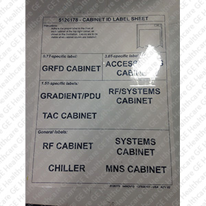CABINET ID LABEL SHEETª CABINET ID LABEL SHEETª