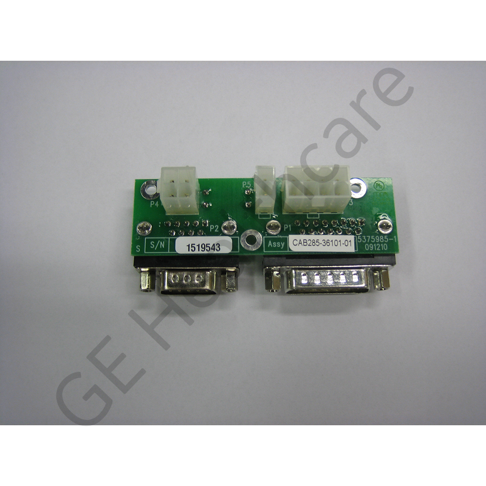 Single Plane (SP) PT 285 Connector Board Single Plane (SP) PT 285 Connector Board