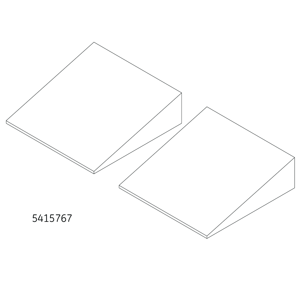 MR Patient Positioning , wedge shape, 3 in (H - tapering to 0.25 in) x 10 in (L) x 10 in (W) MR Patient Positioning , wedge shape, 3 in (H - tapering to 0.25 in) x 10 in (L) x 10 in (W)