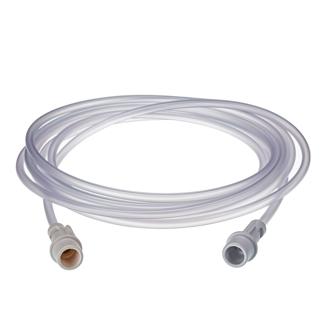 Gas Exhaust Line, White Conical, Disposable, 2 m/6.6 ft, 1/pack