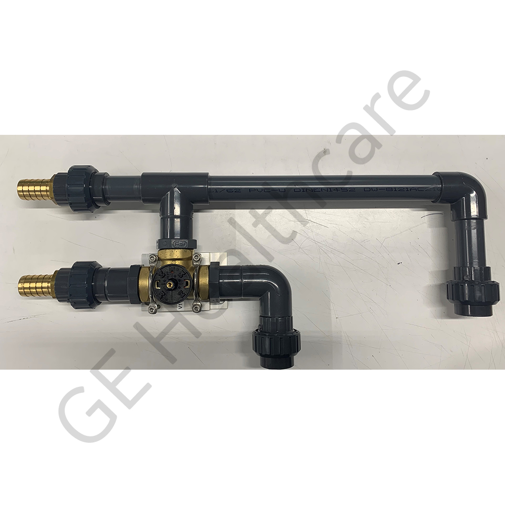 MT cooling system shunt valve with pipes