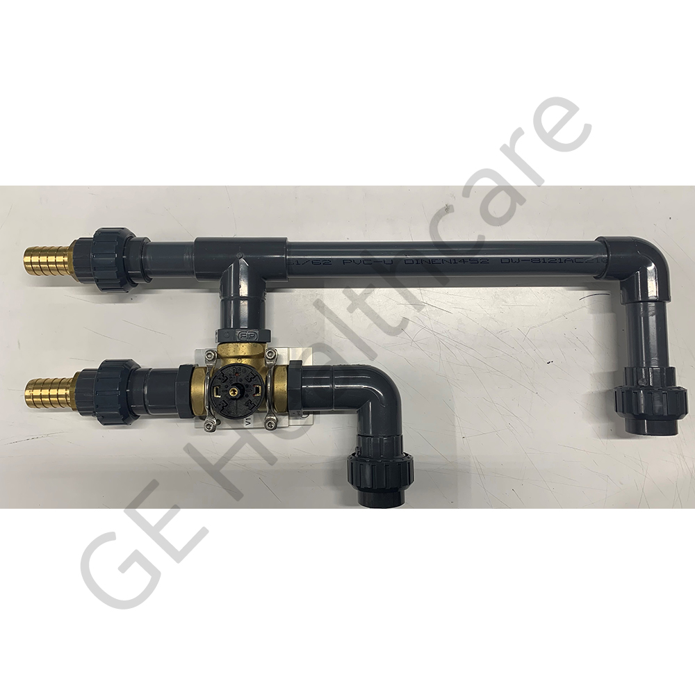 MT cooling system shunt valve with pipes MT cooling system shunt valve with pipes