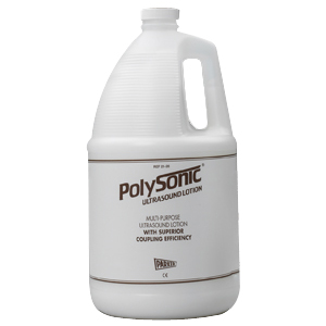 PolySonic Ultrasound Lotion (Non-Sterile) 1 US gallon, 4 - 1 gallon bottles per case (case quantity only)