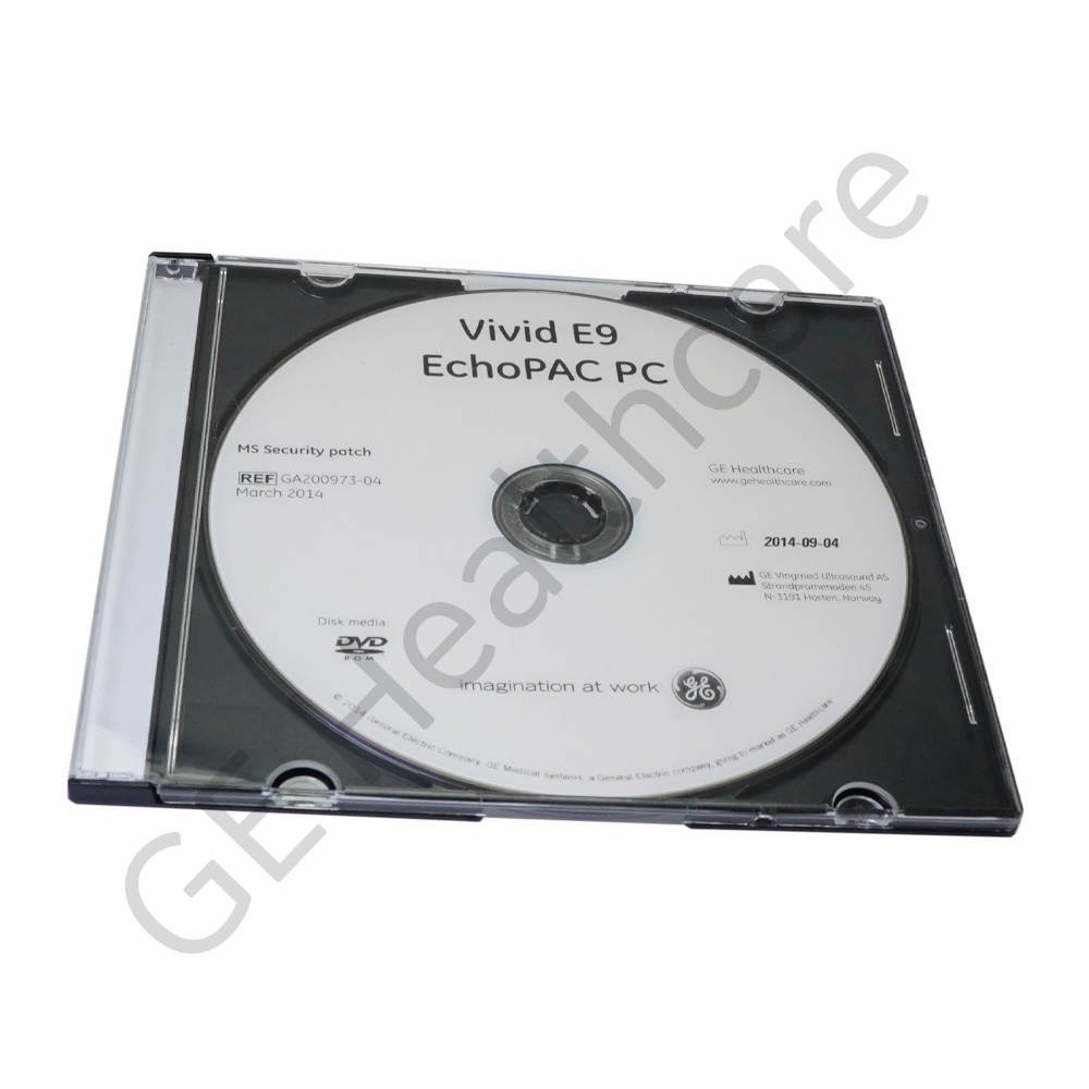 Vivid E9 and EchoPAC PC Microsoft Security Patch CD