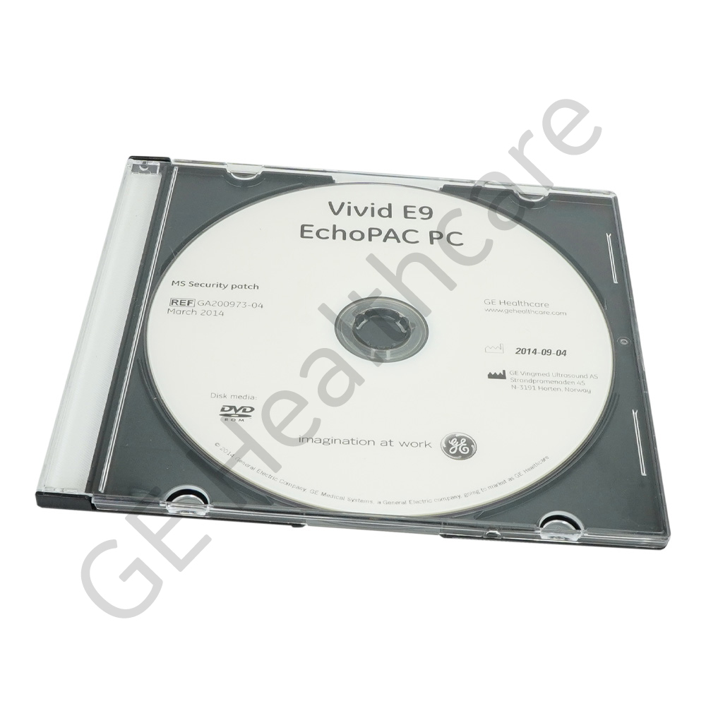 Vivid E9 and EchoPAC PC Microsoft Security Patch CD