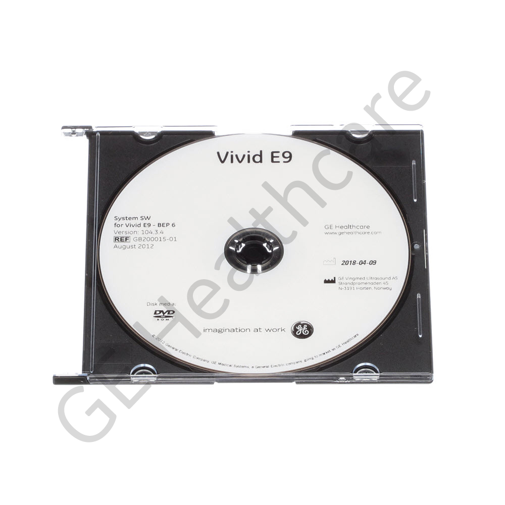 Vivid E9 System Software v.104.3.4 for Back End Processor 6 Vivid E9 System Software v.104.3.4 for Back End Processor 6
