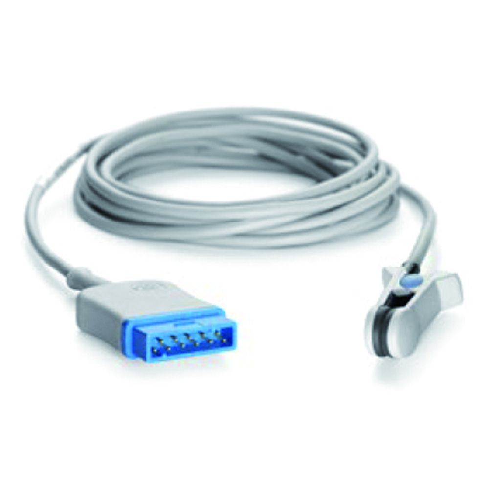 TruSignal™ Integrated SpO2 Resusable Sensor, GE, Ear, Adult/Ped, 4m, 1/pk